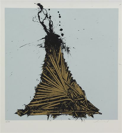 Emilio Scanavino Senza titolo, litografia su carta, cm. 70x50, es. 15/99,...