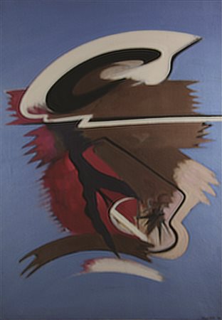Tino Vaglieri Rottura, 1970, acrilico su tela, cm. 100x70, firmato e datato...