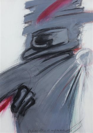 Tino Vaglieri Al confine della città, 1988, olio su carta applicata su tela,...