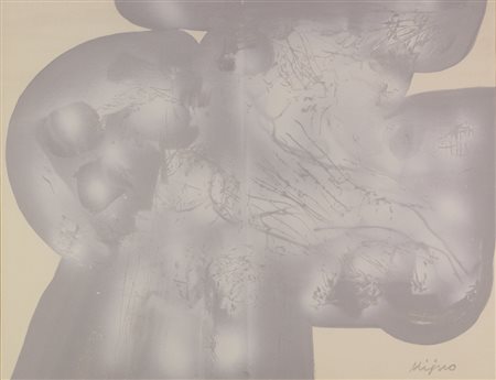 Ladislas Kijno Senza titolo, anni '90, tecnica mista su carta, cm. 50x65,...