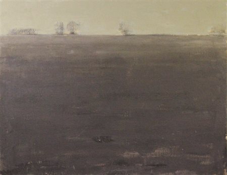 Gregory Di Carlo Cachez-Vous, 2008, olio su tela di juta, cm. 80x100,...