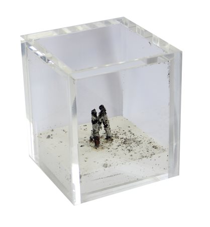 Fabrizio Perghem Schiangai, 2009, tecnica mista entro box in plexiglass, cm....