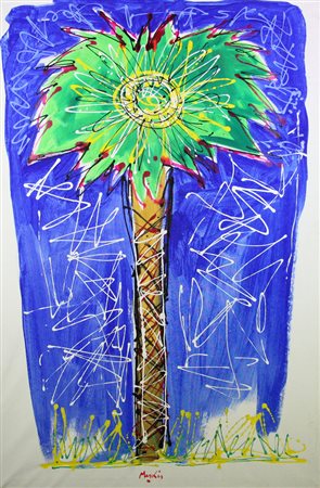 Renzo Meschis Senza titolo, 2008, acrilico e smalto su tela, cm. 145x95,...