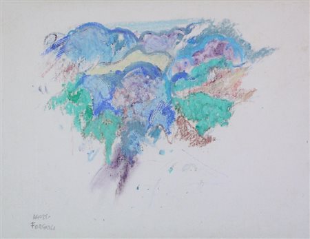 Attilio Forgioli Agosto, 1997, acrilico su tela, cm. 35x45, firmato e...