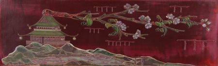 Claudio Massini Fodera per Cappottino di Fanciulla Innamorata, 2005, encausto...