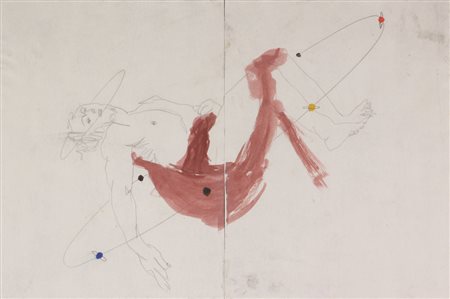 Nino Longobardi Elaborata, 2007, tecnica mista su carta, cm. 32x48, firmata...