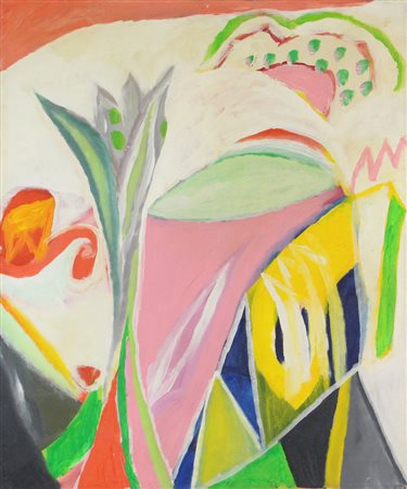 Nicola Maria Martino Mattinata, acrilico su tela, cm. 60x50, firmato e...