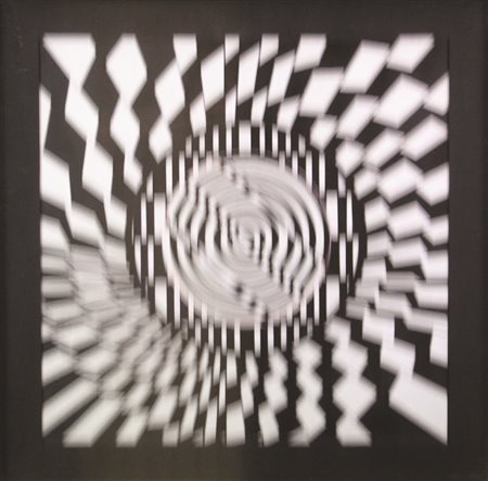 Guido Baldessari Nucleo Vibrante, 1969, tecnica mista su cartoncino...