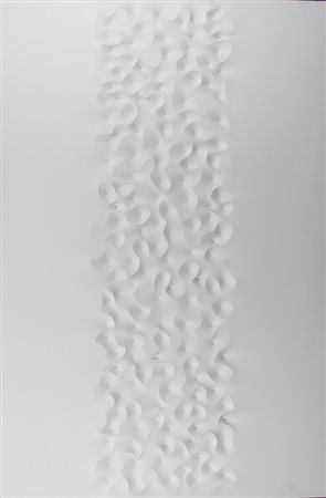 Giuseppe Amadio AGEBI, tela estroflessa, cm. 207x140, firmata e intitolata al...