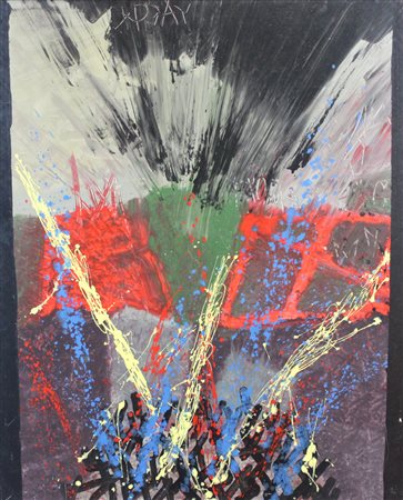 Gastone Biggi Discoteca N 3, 2006, olio su tela, cm. 120x100, firmato,...