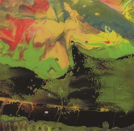 Gerhard Richter Flow, 2014, stampa diasec cromogenica su alluminio, cm....