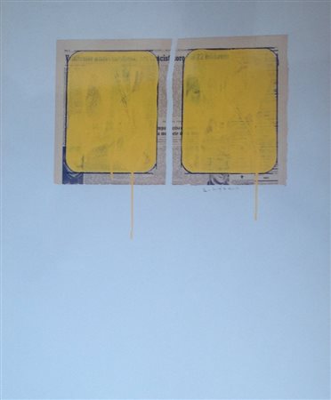 Mario Schifano Senza titolo, 1967-1969, acrilico su carta di giornale...