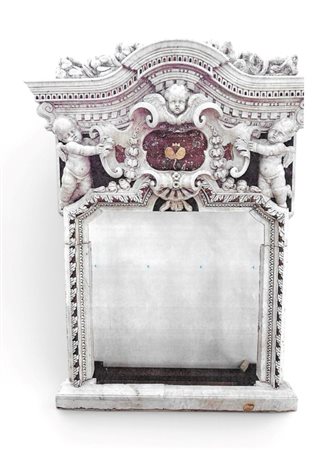  
Tabernacolo Barocco in marmi policromi Roma, fine XVII secolo
 Altezza x larghezza: 211 x 158 cm