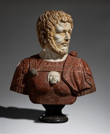  
Busto raffigurante l'imperatore Caracalla XX secolo
 Altezza x larghezza x profondità: 67 x 53 x 22 cm