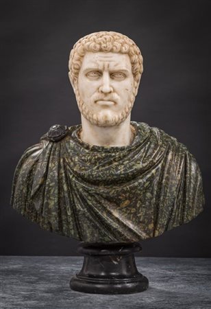  
Busto dell'imperatore Caracalla Italia, XX secolo
 Altezza x larghezza x profondità: 52 x 44 x 24 cm