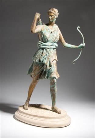 
Scultura della dea Diana XIX secolo
 Altezza x larghezza x profondità: 61 x 30 x 38 cm