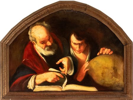  
Dipinto raffigurante Eratostene di Cirene XIX secolo
olio su tela Altezza x larghezza con cornice: 85 x 112 cm