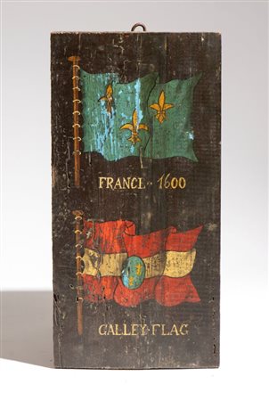  
Tavoletta marittima dipinta XIX secolo
 Altezza x larghezza: 40 x 20 cm