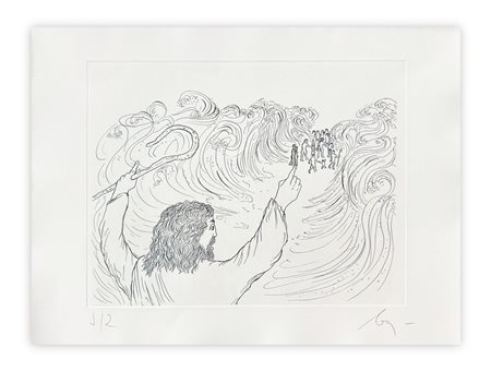 ENRICO BAJ (1927-2003) - Paradiso Perduto: Mosè, 1986