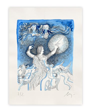 ENRICO BAJ (1927-2003) - Paradiso Perduto: la creazione del mondo, 1986
