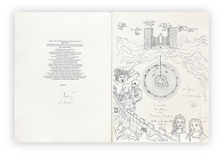 ENRICO BAJ (1927-2003) - Senza Titolo (Il Paradiso perduto), 1986