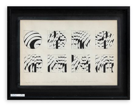 SARA CAMPESAN (1924-2016) - Mod. n.5 - sezione verticale a cm.1 con spostamenti programmati