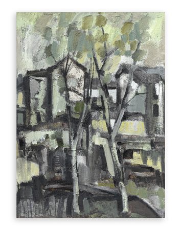 ALBINO REGGIORI (1933-2006) - Una giornata d'inverno, 1965