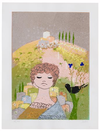 Giancarlo Bettis (1936 - 2014)
Paesaggio con figura