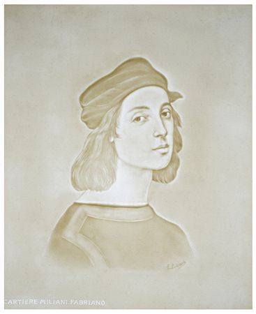 Eraldo Librari (1907 - 1988), per Cartiere Miliani, Fabriano
Autoritratto di Raffaello Sanzio, da, 1980-1990