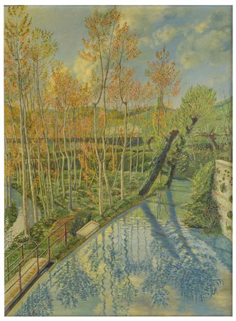 G. Ronchi (XX secolo)
Paesaggio fluviale, 1933