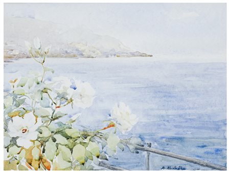 Carla Chiaberta Barabino (XX secolo)
Paesaggio con rose bianche