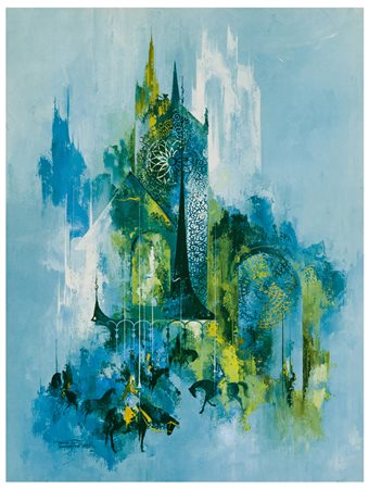 Frans Van Lamsweerde (1920 - 1969), da
Castello e cavalieri