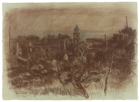 Lino Bianchi Barriviera (1906 - 1985)
Acciaroli, 1964