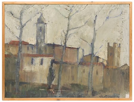 Mario Mosca (1940)
Prime luci a Serra S. Quirico, 1967