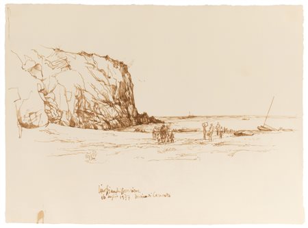 Lino Bianchi Barriviera (1906 - 1985)
Marina di Camerota, 1977