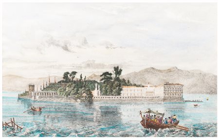 Hyppolite Hostein (1814 - 1879), da
Isola Bella sul Lago Maggiore