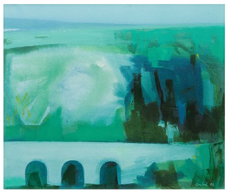 Nilo Cabai (1931)
Valle dell’Esino. Simbologia, 1986