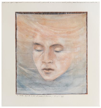 Roberto Moschini (1937 - 2023)
Sacra impronta di Gesù sul panno di Veronica, 2005