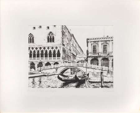 Giuseppe Mario D’Amico (XX secolo)
Il Ponte della Paglia, Venezia