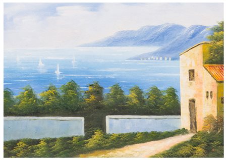 Autore non riconosciuto (XX secolo)
Paesaggio lacustre 