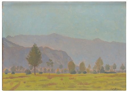 Leonardo Dudreville (1885 - 1975)
La piana a Feriolo, 1943