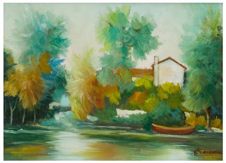 Lucia Schiavon (XX secolo)
Il Sile a Sant’Elena, 1982