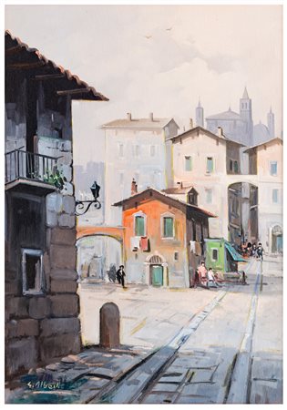 Gino Alberti (1921 - 1990)
Veduta urbana 