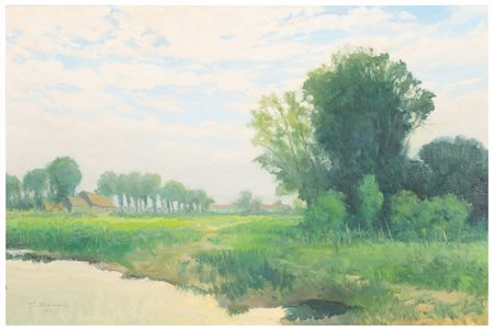 Guglielmo Veronesi (XX secolo)
Campagna milanese. Estate con giornata nuvolosa, 1975