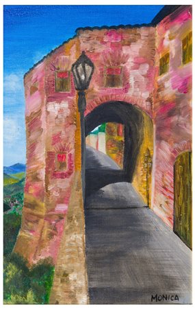Autore non riconosciuto (XX secolo)
Paesaggio (arco)