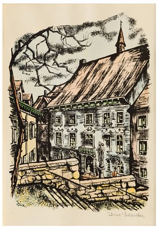 Irene Schricker (1927 - 1991)
Scorcio urbano
