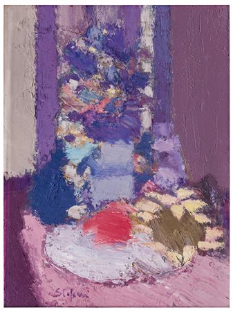 Ottorino Stefani (1928 - 2016)
Composizione con girasoli, 1982