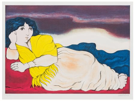 Domenico Cantatore (1906 - 1998)
Donna stesa