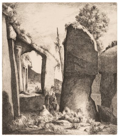 Lino Bianchi Barriviera (1906 - 1985)
Lalibelà. Fra le rovine di Bièt Mercurios, 1940