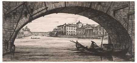 Lino Bianchi Barriviera (1906 - 1985)
Firenze da Ponte alle Grazie, 1931